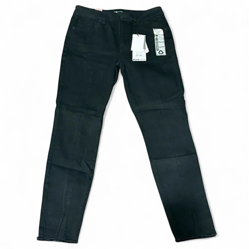 NWT Blue Spice High Waist Ankle Denim Jeans Black Size 7